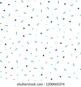 Light Blue, Green vector seamless template with circles, triangles. Design with connection of dots and lines on colorful background. Trendy design for wallpaper, fabric makers.