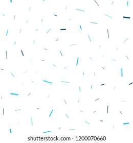 Light Blue, Green vector seamless template with repeated sticks. Decorative shining illustration with lines on abstract template. Smart design for your business advert.