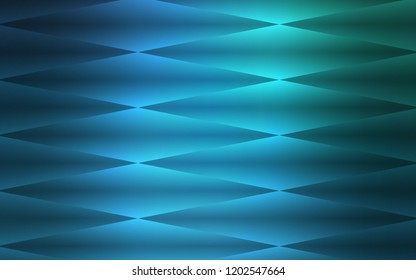 Light Blue, Green vector seamless pattern in square style. Beautiful illustration with rectangles and squares. Template for business cards, websites.
