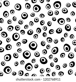 Light Blue, Green vector seamless template with spots. Colorful illustration with blurred circles in nature style. Trendy design for wallpaper, fabric makers.