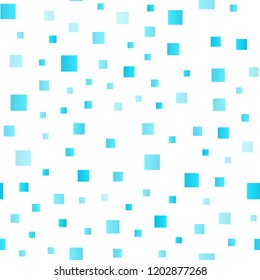 Light Blue, Green vector seamless template with crystals, rectangles. Rectangles on abstract background with colorful gradient. Best design for your ad, poster, banner.