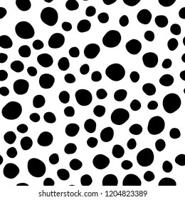 Light Blue, Green vector seamless template with spots. Colorful illustration with blurred circles in nature style. Design for textile, fabric, wallpapers.