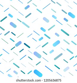 Light Blue, Green vector seamless cover with long lines. Lines on blurred abstract background with gradient. The pattern can be used for busines ad, booklets, leaflets