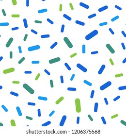 Light Blue, Green vector seamless template with repeated sticks. Modern geometrical abstract illustration with Lines. Smart design for your business advert.