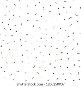 Light Blue, Green vector seamless template with circles, triangles. Abstract illustration with colorful discs and triangles. Design for textile, fabric, wallpapers.