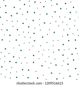 Light Blue, Green vector seamless cover with spots. Blurred bubbles on abstract background with colorful gradient. Design for textile, fabric, wallpapers.
