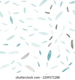 Light Blue, Green vector seamless backdrop with dots. Abstract illustration with colored bubbles in nature style. Pattern can be used for beautiful websites.
