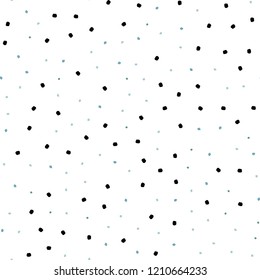 Light Blue, Green vector seamless template with circles. Glitter abstract illustration with blurred drops of rain. Pattern for design of fabric, wallpapers.