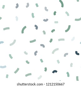 Light Blue, Green vector seamless background with lava shapes. Geometric illustration in marble style with gradient.  The template for cell phone backgrounds.