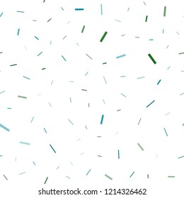 Light Blue, Green vector seamless layout with flat lines. Blurred decorative design in simple style with lines. Best design for your ad, poster, banner.