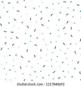 Light Blue, Green vector seamless pattern with spheres, triangles. Decorative design in abstract style with triangle structure. Template for business cards, websites.