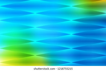 Light Blue, Green vector seamless background with rectangles. Glitter abstract illustration with rectangular shapes. Trendy design for wallpaper, fabric makers.