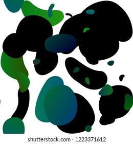Light Blue, Green vector seamless layout with circle spots. Colorful illustration with blurred circles in nature style. Trendy design for wallpaper, fabric makers.