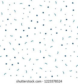 Light Blue, Green vector seamless layout with circles, lines. Abstract illustration with colorful discs and triangles. Design for textile, fabric, wallpapers.