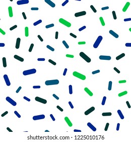 Light Blue, Green vector seamless cover with stright stripes. Modern geometrical abstract illustration with Lines. Template for your beautiful backgrounds.