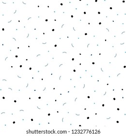 Light Blue, Green vector seamless cover with spots, lines. Glitter abstract illustration with connection of triangle structure. Trendy design for wallpaper, fabric makers.