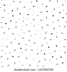 Light Blue, Green vector seamless template with circles, triangles. Colorful illustration with circles and lines in futuristic style. Trendy design for wallpaper, fabric makers.