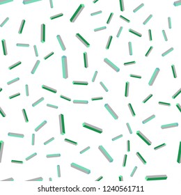 Light Blue, Green vector seamless, isometric texture with colored lines. Modern geometrical abstract illustration with Lines. Design for textile, fabric, wallpapers.