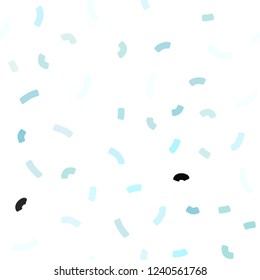 Light Blue, Green vector seamless pattern with bubble shapes. Shining illustration, which consist of blurred lines, circles. A completely new template for your business design.