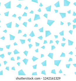 Light Blue, Green vector seamless, isometric pattern with polygonal style. Abstract gradient illustration with triangles. Pattern for design of fabric, wallpapers.