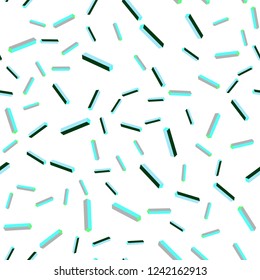 Light Blue, Green vector seamless, isometric texture with colored lines. Lines on blurred abstract background with gradient. Design for wallpaper, fabric makers.