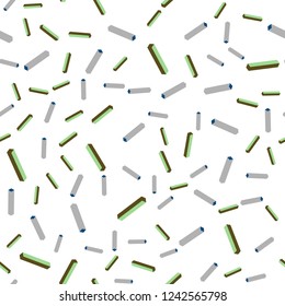 Light Blue, Green vector seamless, isometric texture with colored lines. Glitter abstract illustration with colorful sticks. Design for wallpaper, fabric makers.