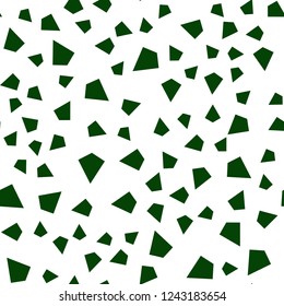 Light Blue, Green vector seamless, isometric cover with polygonal style. Beautiful illustration with triangles in nature style. Pattern for trendy fabric, wallpapers.