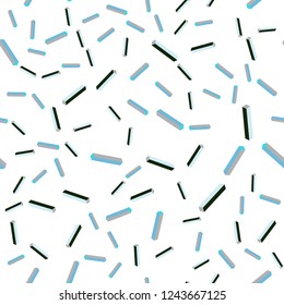 Light Blue, Green vector seamless, isometric layout with flat lines. Glitter abstract illustration with colorful sticks. Design for wallpaper, fabric makers.