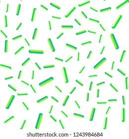 Light Blue, Green vector seamless, isometric background with straight lines. Lines on blurred abstract background with gradient. Texture for window blinds, curtains.