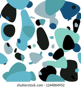 Light Blue, Green vector seamless pattern with spheres. Illustration with set of shining colorful abstract circles. Design for textile, fabric, wallpapers.