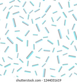 Light Blue, Green vector seamless, isometric background with straight lines. Blurred decorative design in simple style with lines. Design for textile, fabric, wallpapers.