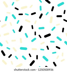 Light Blue, Green vector seamless pattern with sharp lines. Decorative shining illustration with lines on abstract template. Smart design for your business advert.