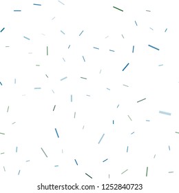 Light Blue, Green vector seamless pattern with narrow lines. Modern geometrical abstract illustration with staves. The pattern can be used as ads, poster, banner for commercial.
