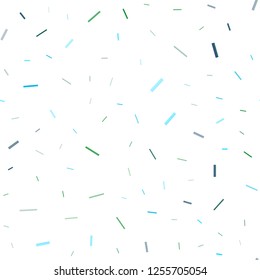 Light Blue, Green vector seamless background with straight lines. Blurred decorative design in simple style with lines. The pattern can be used as ads, poster, banner for commercial.