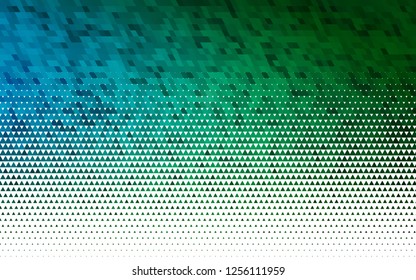Light Blue, Green vector seamless pattern in polygonal style. Decorative design in abstract style with triangles. Pattern for trendy fabric, wallpapers.