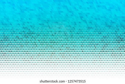 Light Blue, Green vector seamless layout with lines, triangles. Beautiful illustration with triangles in nature style. Design for textile, fabric, wallpapers.
