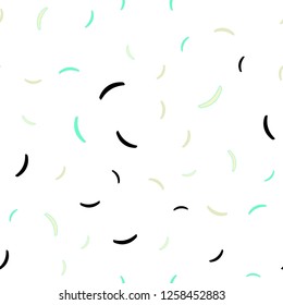 Light Blue, Green vector seamless background with lines. Shining colorful illustration in simple style. Abstract design for your web site.