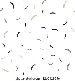 Light Blue, Green vector seamless layout with wry lines. Colorful illustration in simple style with gradient. Pattern for your business design.