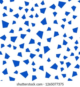 Light Blue, Green vector seamless, isometric template with crystals, triangles. Decorative design in abstract style with triangles. Design for textile, fabric, wallpapers.