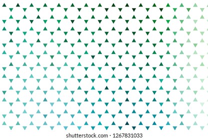 Light Blue, Green vector seamless template with crystals, triangles. Modern abstract illustration with colorful triangles. Template for business cards, websites.