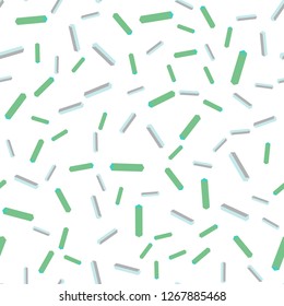 Light Blue, Green vector seamless, isometric texture with colored lines. Lines on blurred abstract background with gradient. Texture for window blinds, curtains.