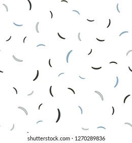 Light Blue, Green vector seamless background with curved lines. Shining colorful illustration in simple style. Template for cell phone screens.