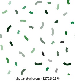 Light Blue, Green vector seamless template with bubble shapes. Shining illustration, which consist of blurred lines, circles. A completely new memphis design for your business.