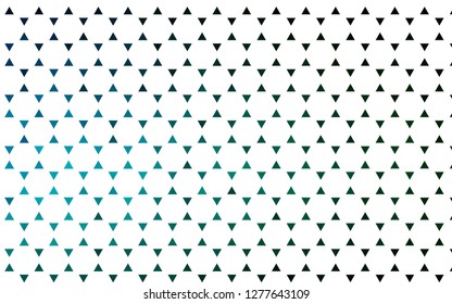 Light Blue, Green vector seamless pattern in polygonal style. Triangles on abstract background with colorful gradient. Pattern for trendy fabric, wallpapers.