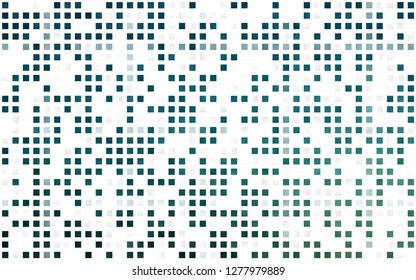 Light Blue, Green vector seamless background with rectangles. Illustration with set of colorful rectangles. Pattern for design of fabric, wallpapers.