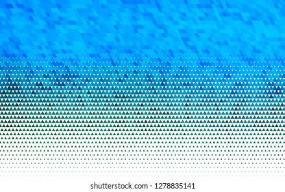 Light Blue, Green vector seamless layout with lines, triangles. Modern abstract illustration with colorful triangles. Trendy design for wallpaper, fabric makers.
