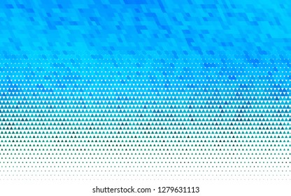 Light Blue, Green vector seamless cover in polygonal style. Decorative design in abstract style with triangles. Template for business cards, websites.