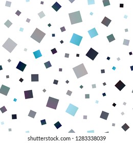 Light Blue, Green vector seamless background with rectangles. Beautiful illustration with rectangles and squares. Pattern for commercials.