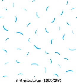 Light Blue, Green vector seamless template with lines. A shining illustration, which consists of curved lines. Pattern for your business design.