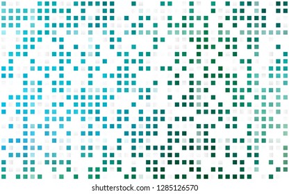 Light Blue, Green vector seamless backdrop with rectangles, squares. Modern abstract illustration with colorful rectangles. Template for business cards, websites.